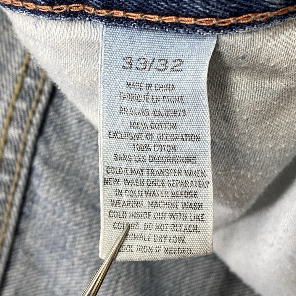 American Eagle Lightly Distressed Blue Denim Men's 33x30 Boot Cut Jeans 43053146 - Picture 3 of 11